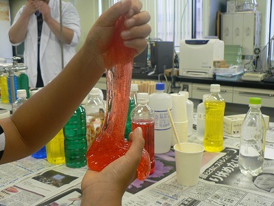集まれ科学実験教室でスライムづ...