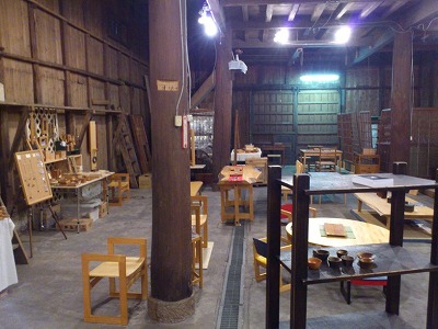 酒蔵のウッドクラフト展@今井酒...