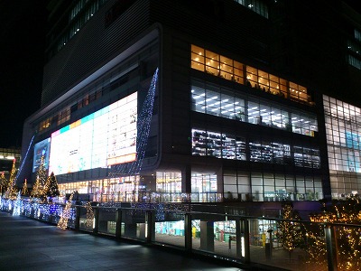 高崎駅東口のイルミネーション