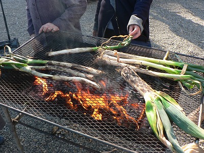 泥ねぎ一本焼き☆深谷カルソッツ