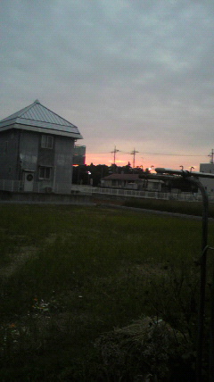 今朝の空