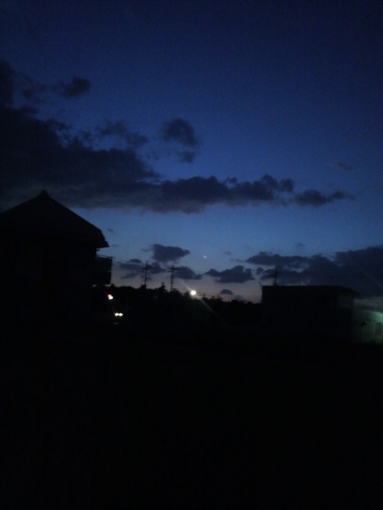 今朝の空