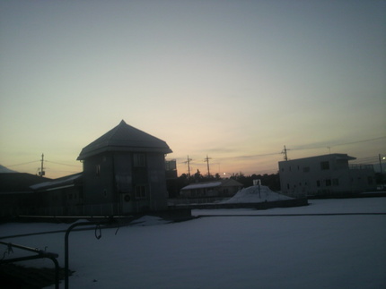 2/21今朝の空