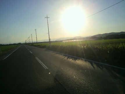 夕日