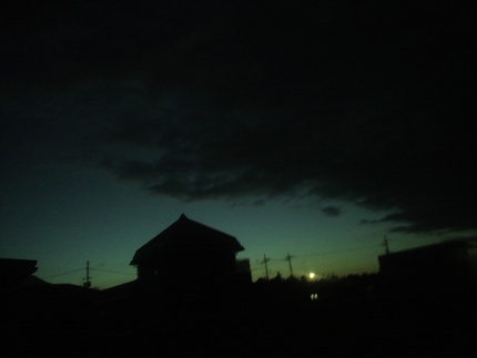 今朝の空