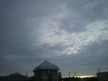 今朝の空