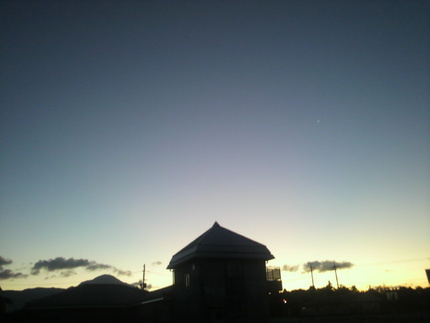 今朝の空
