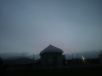 今朝の空