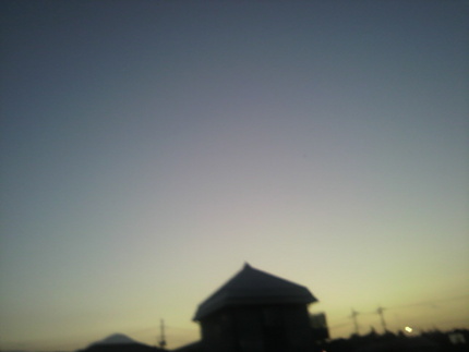 今朝の空