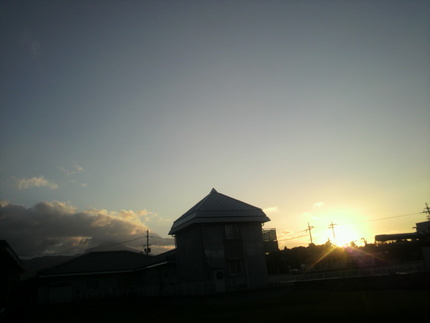今朝の空
