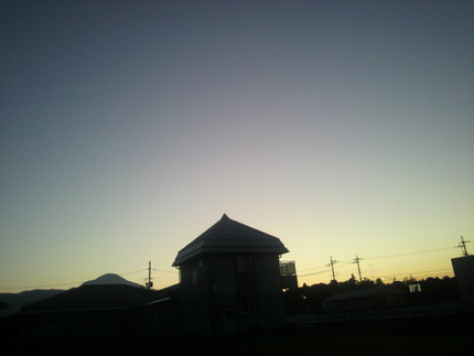 今朝の空