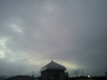 今朝の空