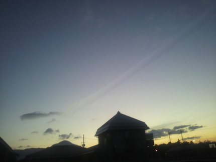 今朝の空
