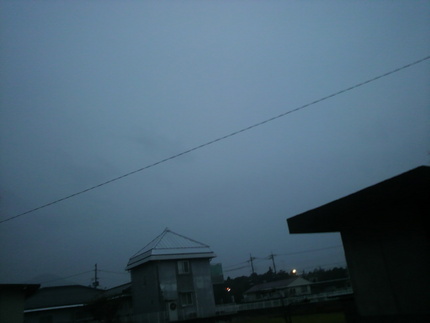 今朝の空