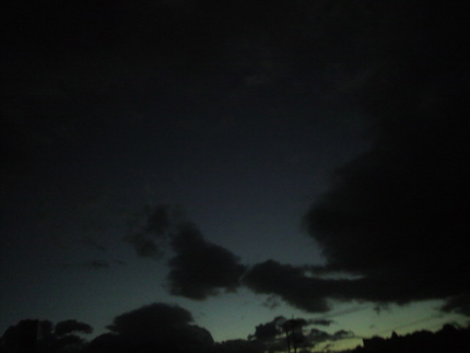 今朝の空