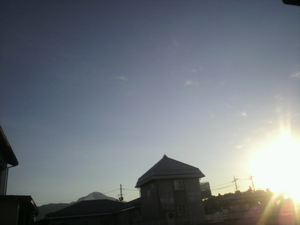 今朝の空