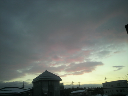 今朝の空
