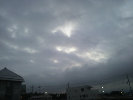 雪雲か
