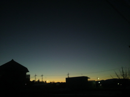 今朝の空