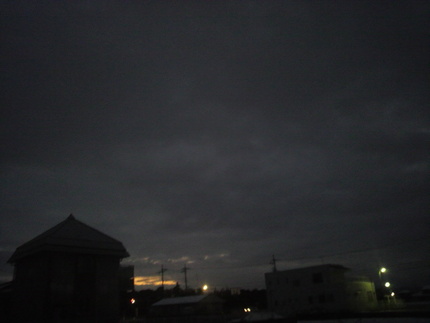 今朝の空
