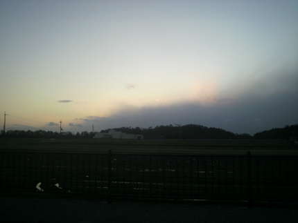 夕暮れ
