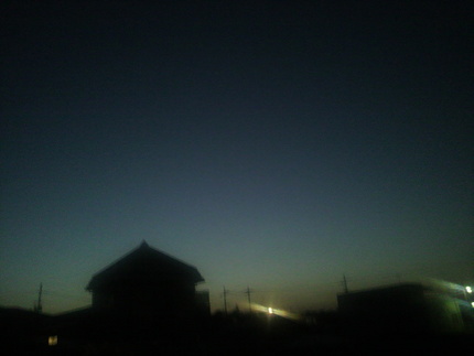 今朝の空