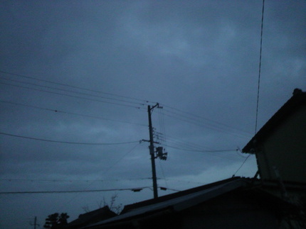 今朝の空