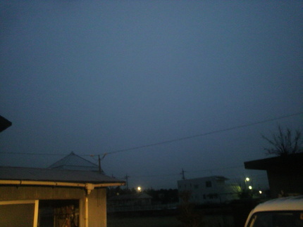 今朝の空