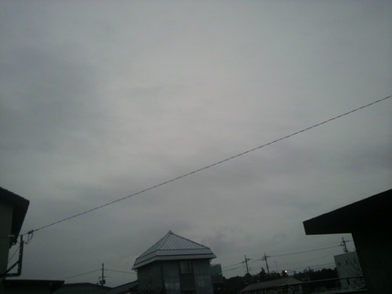 今朝の空