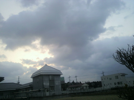 今朝の空