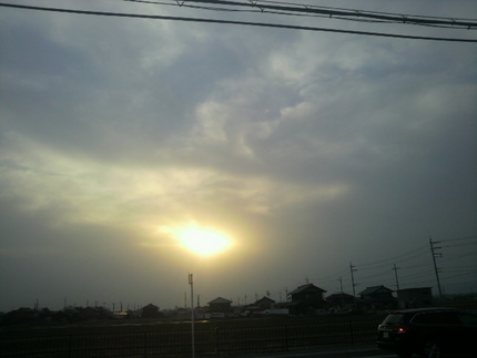 夕日