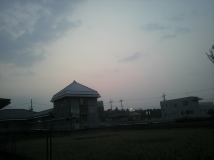 今朝の空