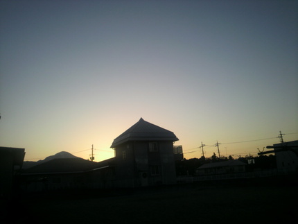 今朝の空