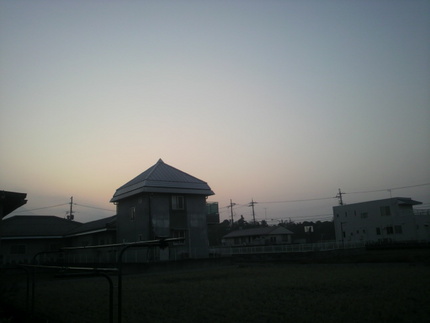 今朝の空