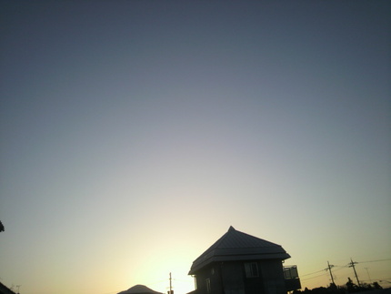 今朝の空
