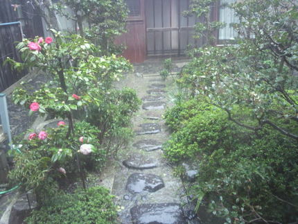 雨降り。