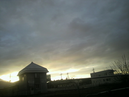今朝の空