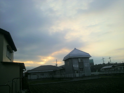 今朝の空