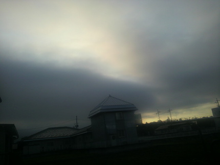 今朝の空