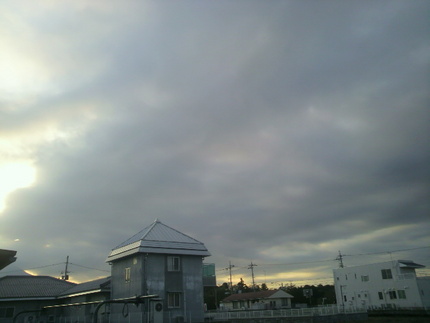 今朝の空