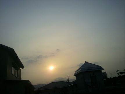 今朝の空