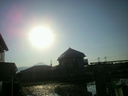 今朝の空
