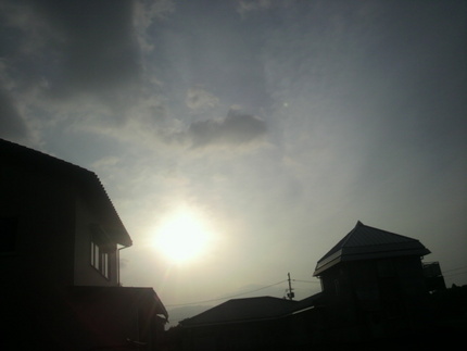 今朝の空