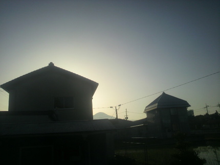 今朝の空