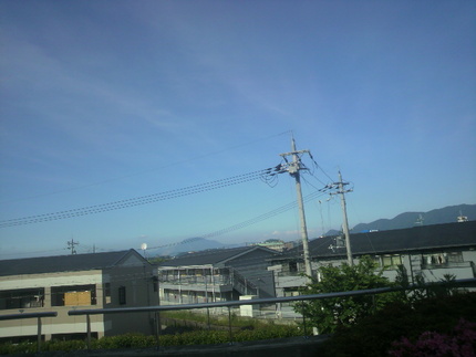 今夕の空