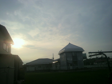 今朝の空