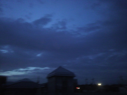 今朝の空