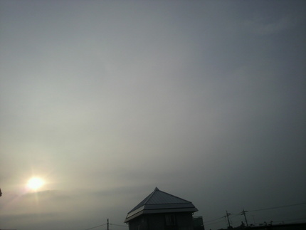 今朝の空
