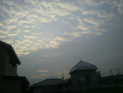 今朝の空