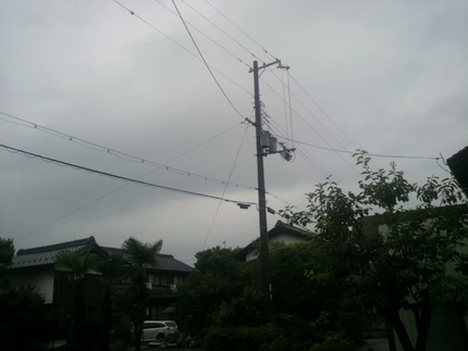 今朝の空